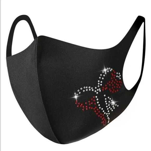 Bling Rhinestone Face Mask - Picture 1 of 1